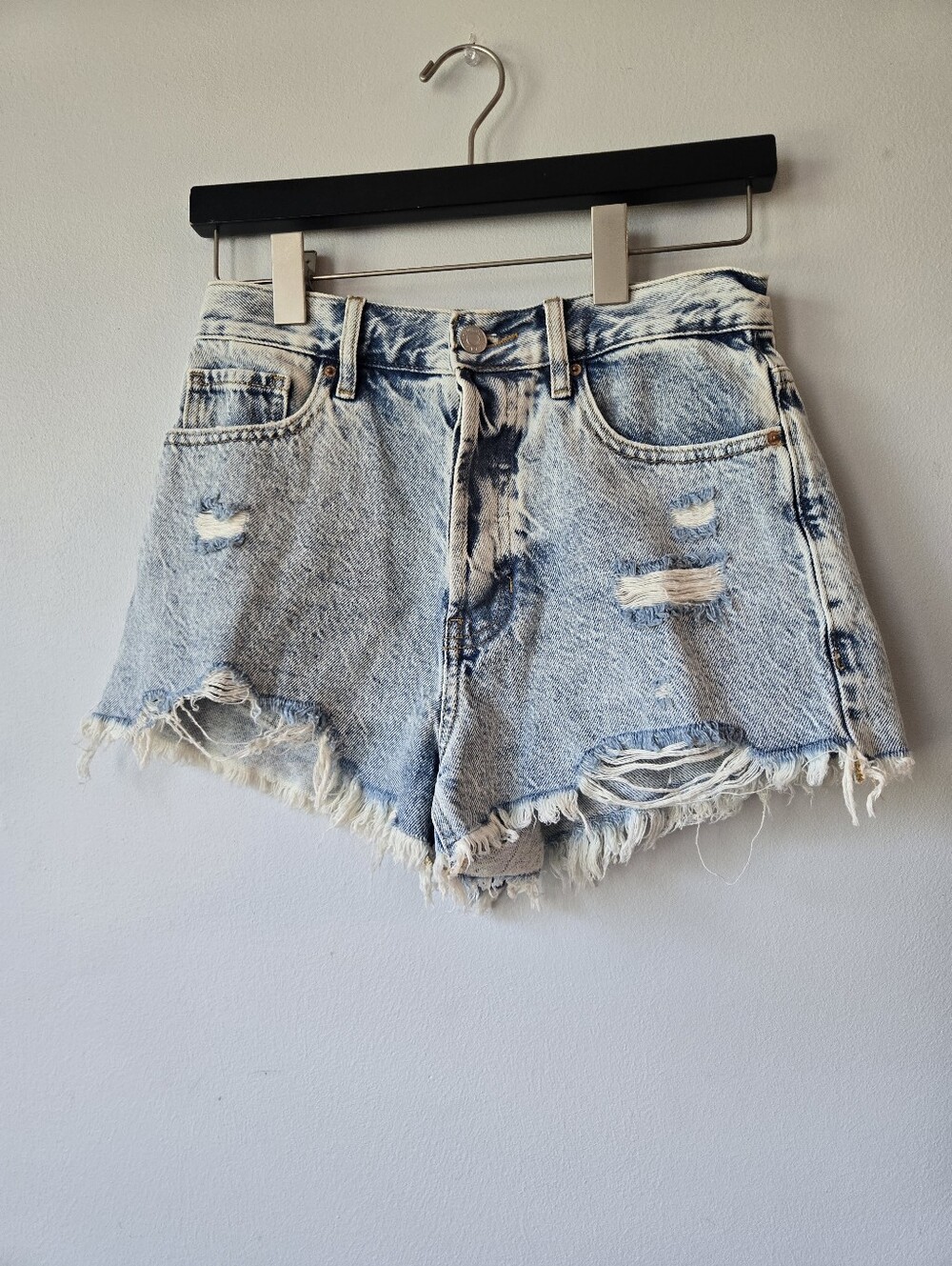 Pacsun Vintage High Rise Button Up Shorts 26